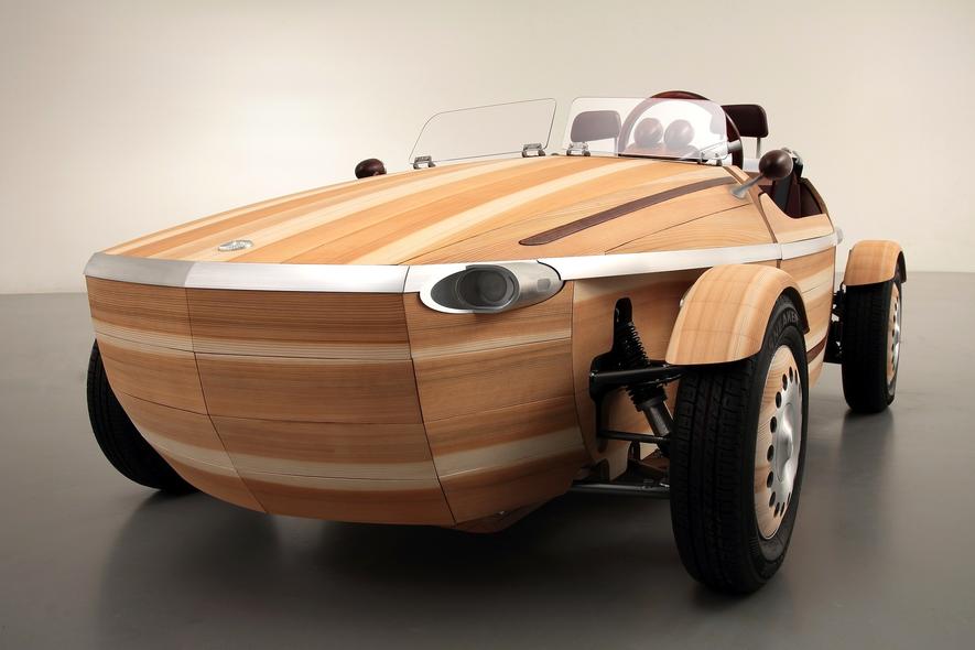 Toyota definiert Holzklasse neu: Auto aus japanischer Birke