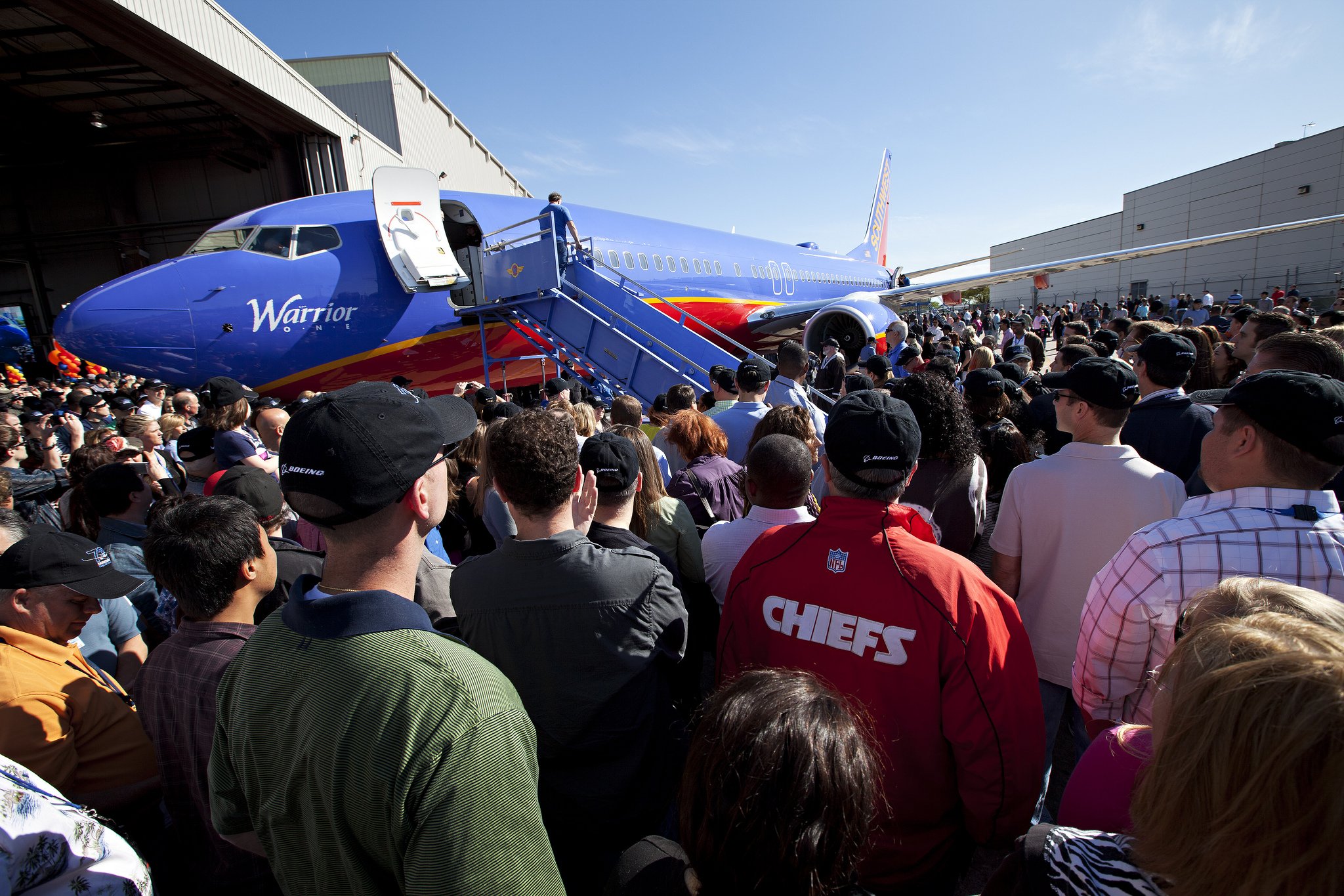 Indienststellung einer Boeing 737-800 der amerikanischen Southwest Airlines: Die US-Gesellschaft ist der größte Billigflieger der Welt.