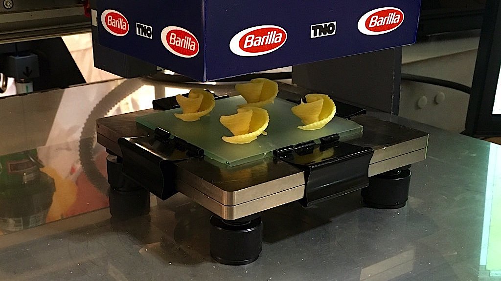 Auch der italienische Nudelhersteller Barilla experimentiert mit der Herstellern von Pasta mit 3D-Druckern.