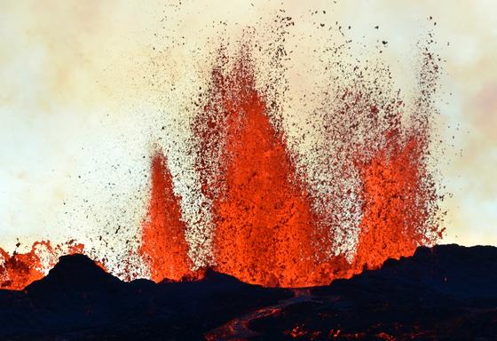Europas größter Vulkanausbruch unter Europas größtem Gletscher