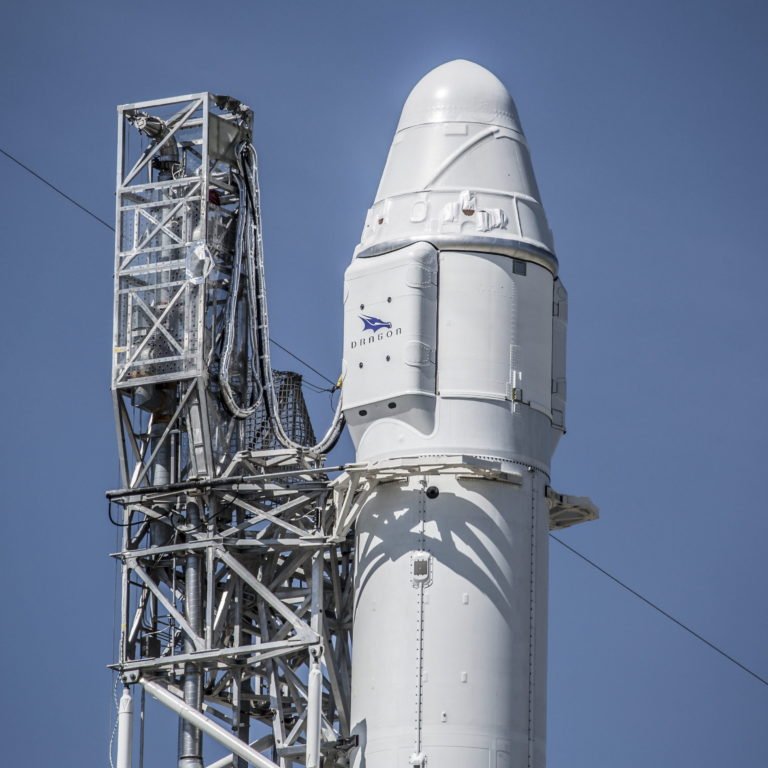 Lässt sich wiederverwerten: die Falcon 9 von SpaceX. Foto: Spacex