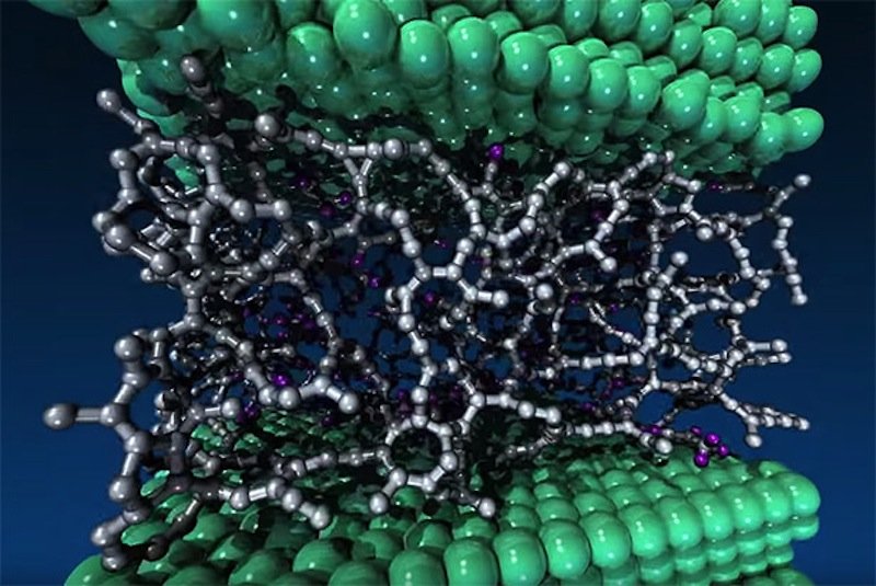 Der diamantähnliche Kohlenstoff entsteht bei einer chemischen Reaktion mit dem Öl.