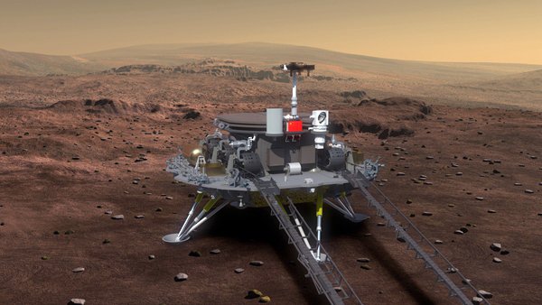 Mit diesem Landefahrzeug soll der Marsrover schon in vier Jahren auf dem Mars abgesetzt werden.