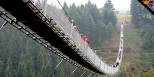 Die längste Hängeseilbrücke Deutschlands