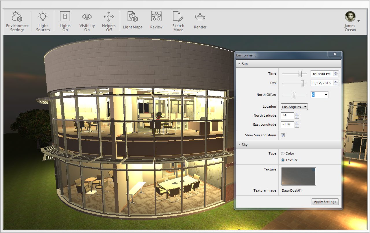 Stimmt die Beleuchtung? Das kann bei der Computersimulation im Vorfeld geklärt werden. Noch wird in vielen Bauprojekten knapp ein Drittel des Gesamtbudgets für die Korrektur von Fehlern ausgegeben, die in der Design-Phase noch nicht sichtbar sind. 