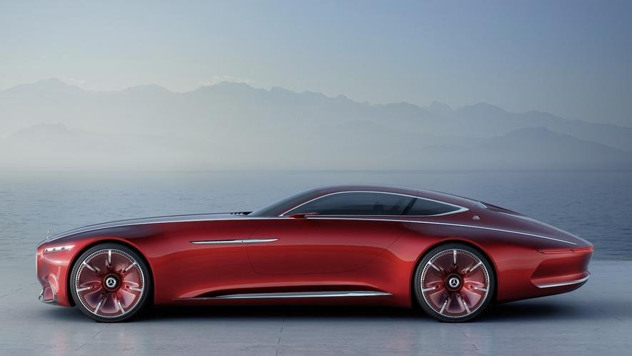 Der Vision Mercedes-Maybach 6 von Daimler: Der Stromer beschleunigt mit einem 750-PS-Motor auf 250 km/h. 