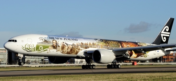 Air NZ Hobbit Plane