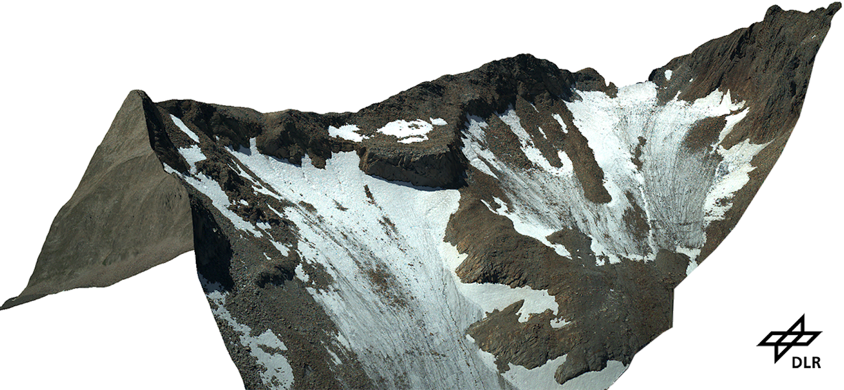 Das Luftbildkamerasystem MACS hat zum Beispiel Felsformationen und Gletscher im Himalaya hochauflösend dargestellt.