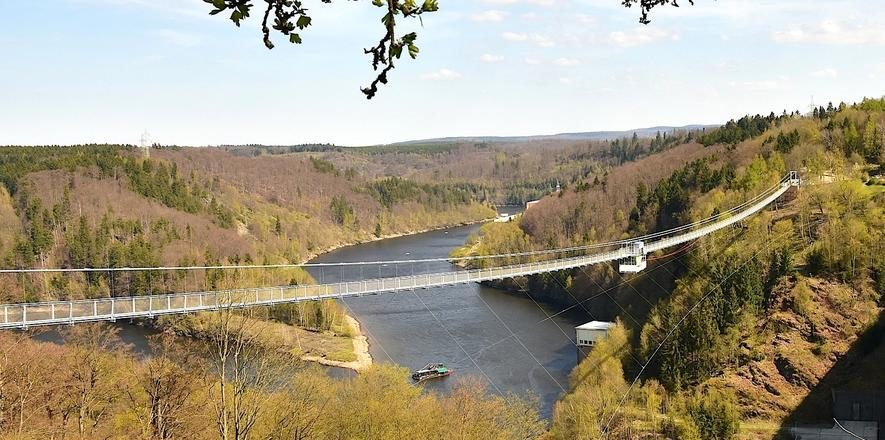Längste Hängeseilbrücke Deutschlands im Harz