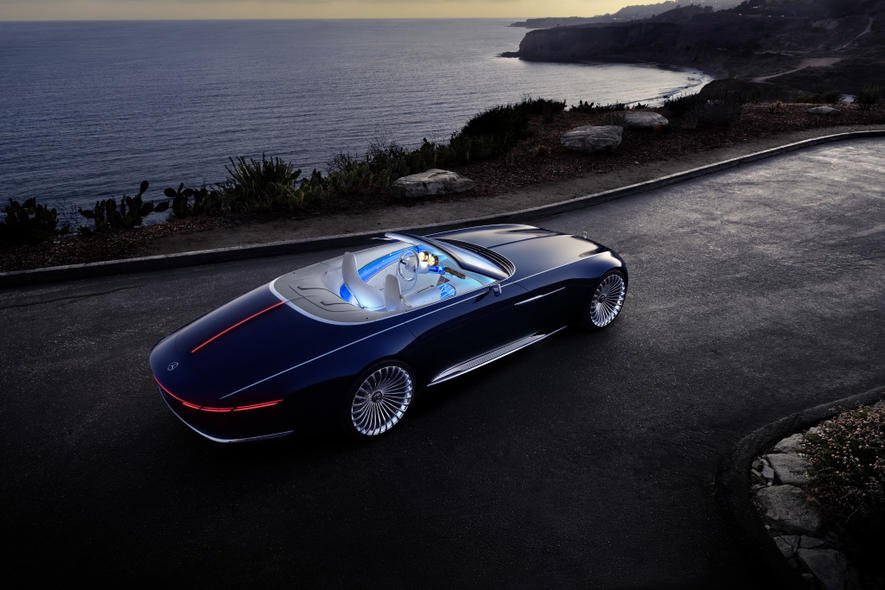 Ein Mercedes im Luxusyacht-Design mit elektrischen 750 PS