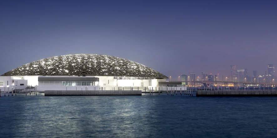 Louvre Abu Dhabi: Diese Kuppel ruht auf nur vier Punkten