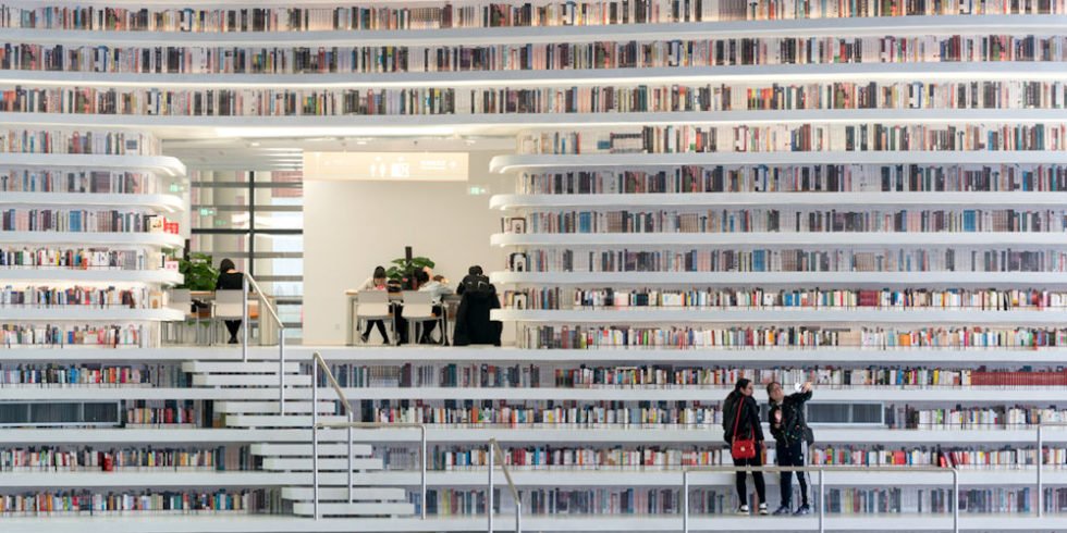 Bibliothek des niederländischen Architekturbüros MVRDV