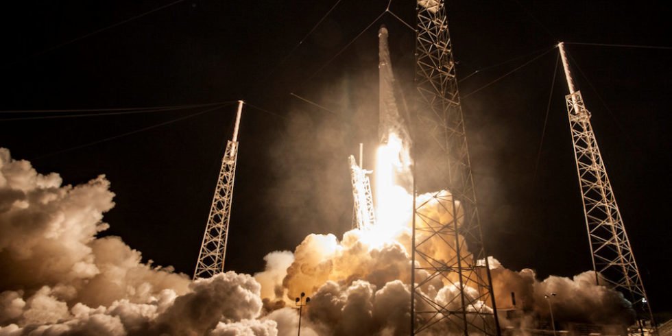 Start einer SpaceX Rakete
