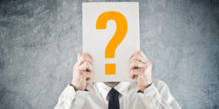 Quiz - Mann mit Fragezeichen - wer kennt die Lösung?