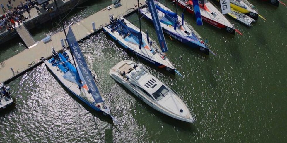 Autonomes Andocken zwischen zwei Yachten: Im Hafen von Göteborg demonstrierte Volvo das Einparksystem.