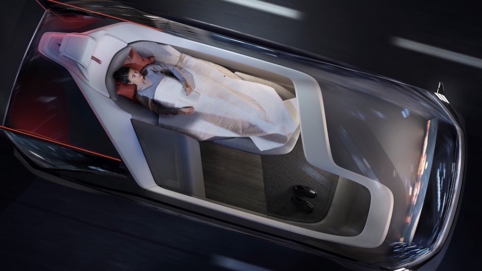 Volvo konzipiert fahrerloses Auto als Schlafwagen