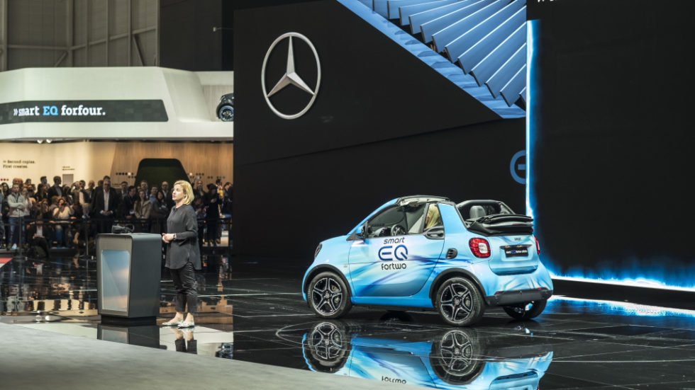 Der Smart EQ fortwo von Daimler.