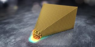 Illustration schmelzendes Gold