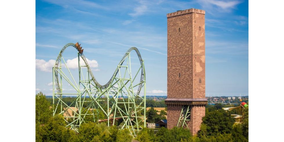 Achterbahn Der Schwur des Kaernan aus einiger Entfernung