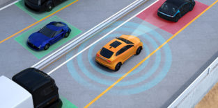 Illustration zum Thema autonomes Fahren