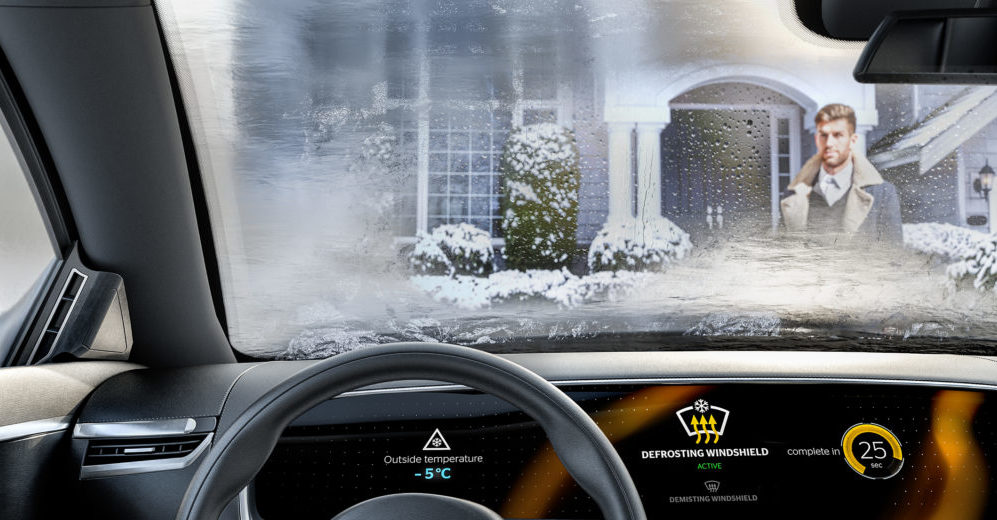 Getönte Scheibe statt mechanischer Sonnenblende