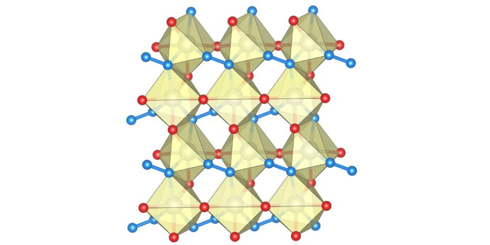 Struktur des Rhenium-Nitrid-Pernitrids