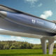 Abbildung des Hyperloop-Tunnels mit Kapsel