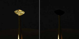 Schwärzestes Schwarz kann Dinge verschwinden lassen