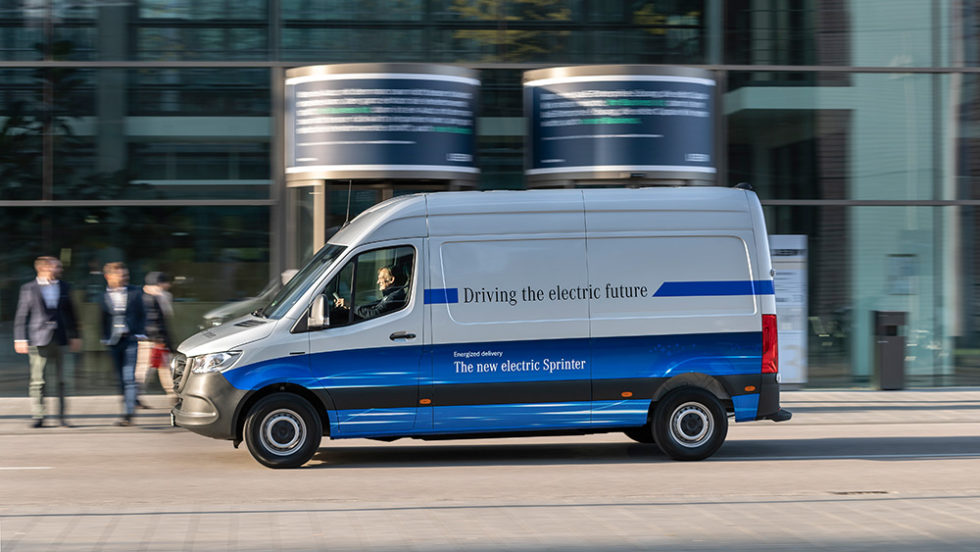 Elektrischer Sprinter von Mercedes-Benz