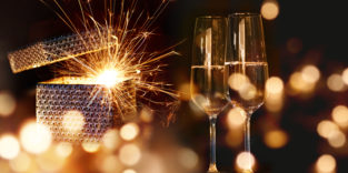 Sektgläser zu Silvester