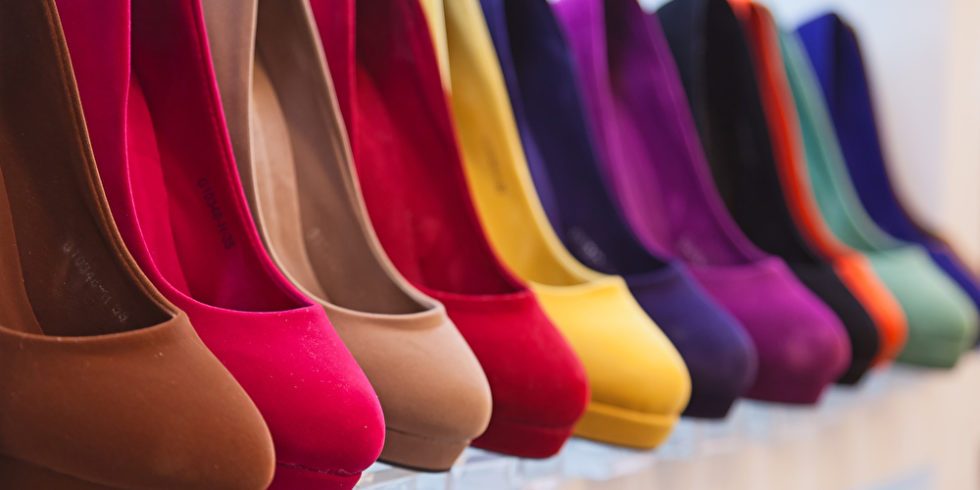 Bunte Pumps