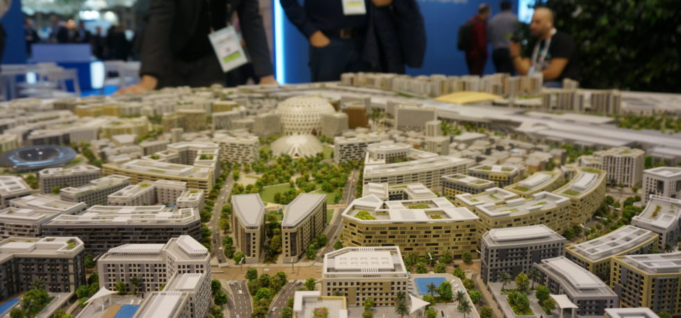 Großes Stadtkonzept auf der Smart City World Expo.