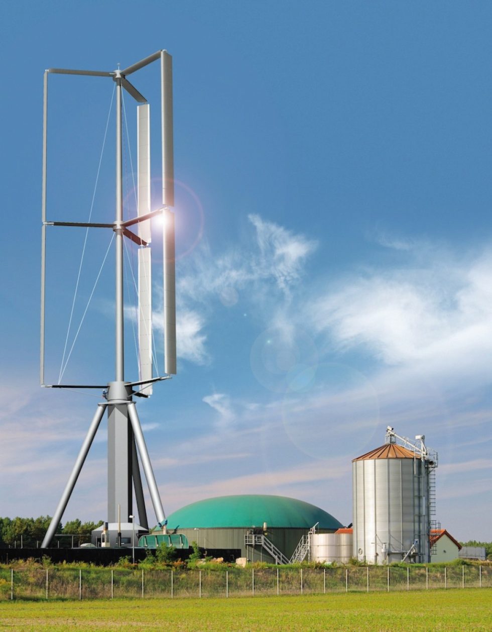 Vertical-Sky-Konzept zur dezentralen Stromversorgung.
Bild: Agile Wind Power