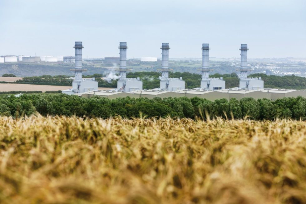 Das GuD-Kraftwerk Pembroke im Südwesten von Wales ist mit einer Leistung von 2 188 MW eines der größten und effizientesten Kraftwerke seiner Art in Europa.
Bild: RWE Generation