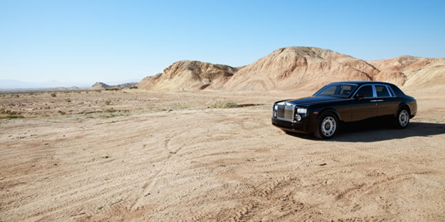 Rolls Royce in der Wüste