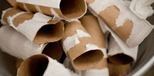 Toilettenpapier ist Mangelware