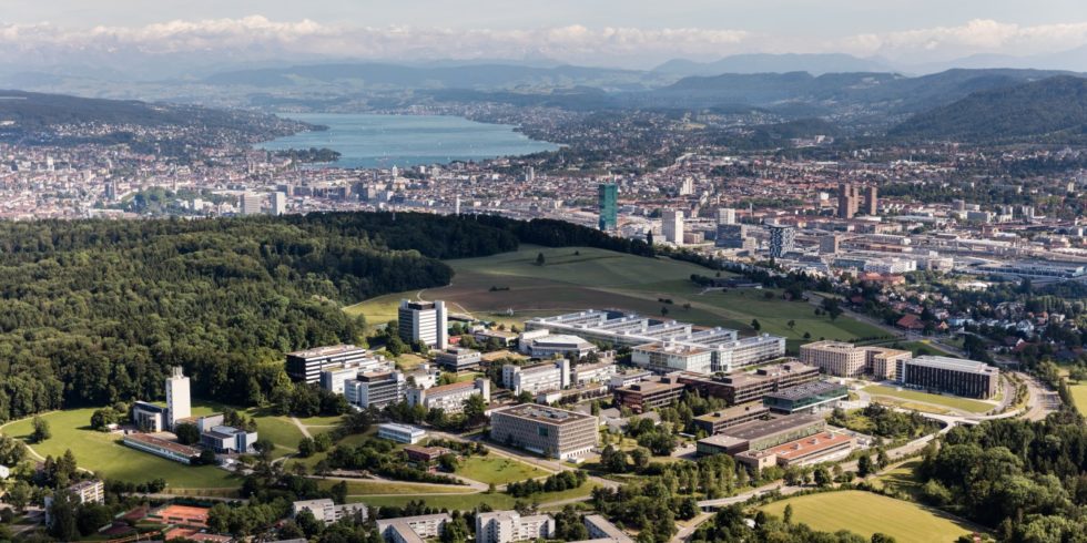 Der Campus Hönggerberg von oben.