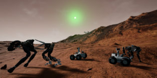 Simulation Mars-Mission