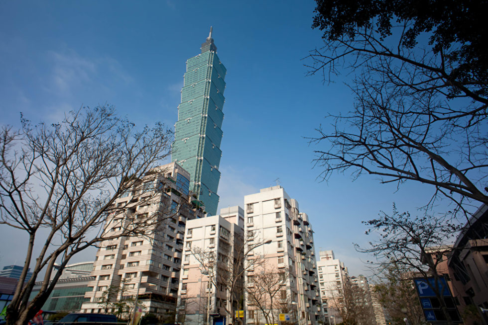 Sicht auf TAIPEI 101