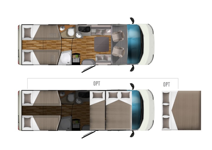 Grundriss Laika Caravan