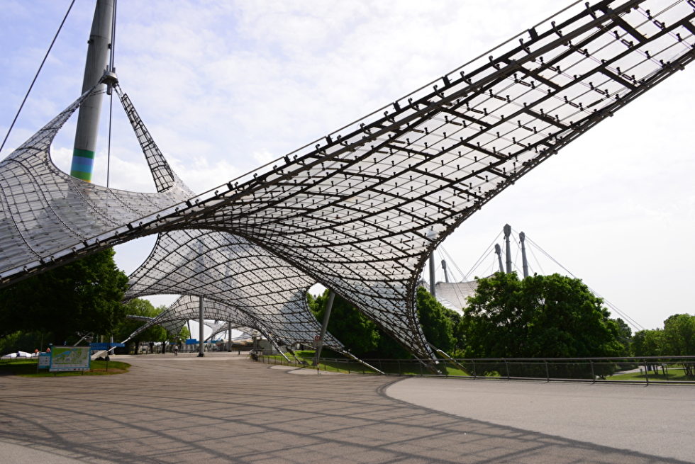 Ein Zeltdach wurde für die Olympischen Spiele 1976 in München errichtet. Foto: panthermedia.net/Ernesto Rosé