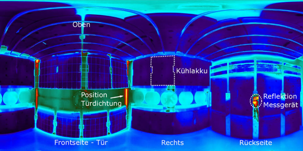 Thermografie-Aufnahme