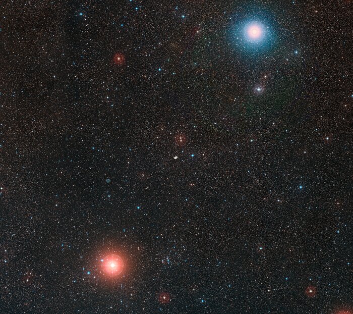 Dieses Bild zeigt den Himmel um die Position von NGC 289