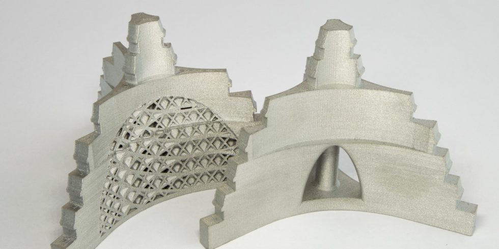 Der 3D-gedruckte Werkstückträger aus Metallfilament von BASF Forward AM. Foto: Multec GmbH