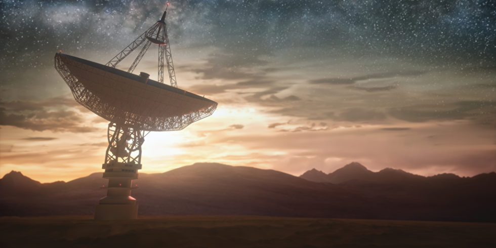 Geheiminsvolle Signale aus dem Weltall: Fast Radio Bursts - oder Blitzare - stellen Forscher seit einigen Jahren vor Rätsel. Foto: panthermedia.net/ktdesign