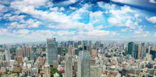 Luftbildaufnahme Tokio