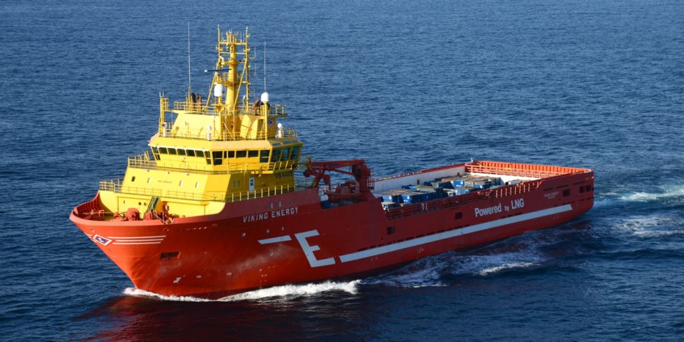 Die Viking Energy der Reederei Eidesvik ist das weltweit erste Schiff, das mit einer Brennstoffzelle auf Ammoniak-Basis ausgerüstet wird. Bild: Eidesvik