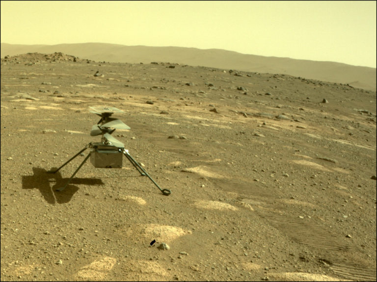 Mars-Helikopter Ingenuity. Foto: Nasa/JPL