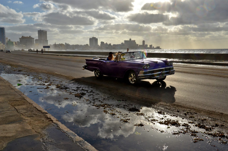 Das Bild vom Malecon in Havanna ohne Vignette. Foto: Peter Sieben