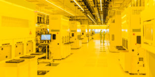 Reinraum in Chipfabrik